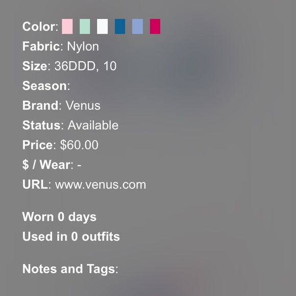 Venus Beaming Paisley Enchanter Push Up - Picture 6 of 6